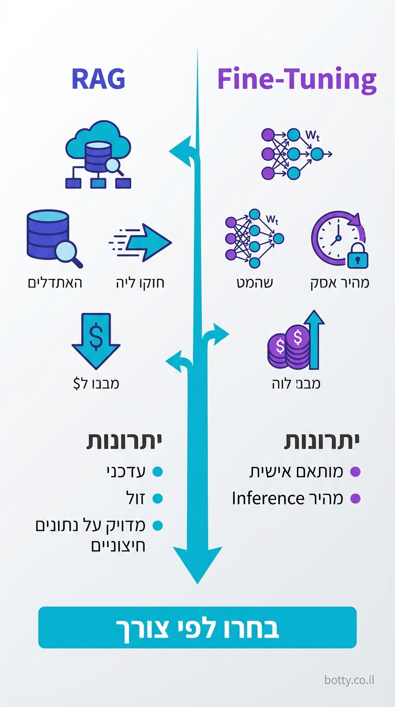 רכיבי RAG: Embeddings, Vector DB, Chunking
